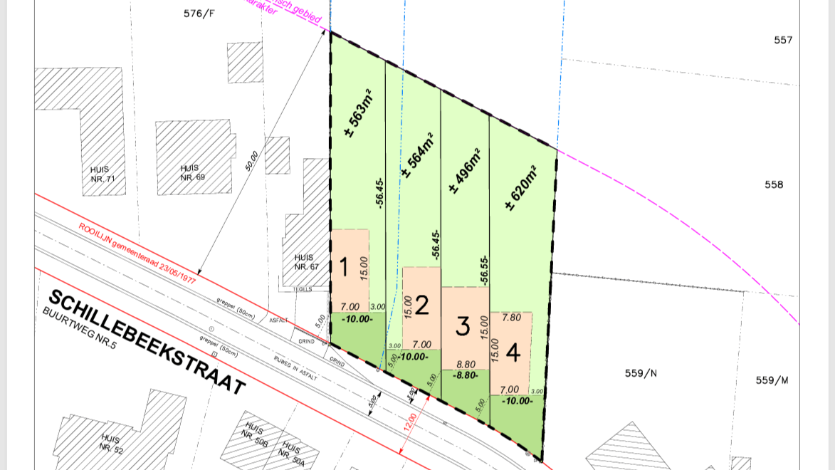 Rustig gelegen bouwgrond in landelijke omgeving